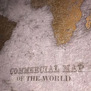 Wall Art - Commercial map of the world Wall Art - Commercial map of the world